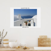 Santorini, Griekenland Poster (Keuken)