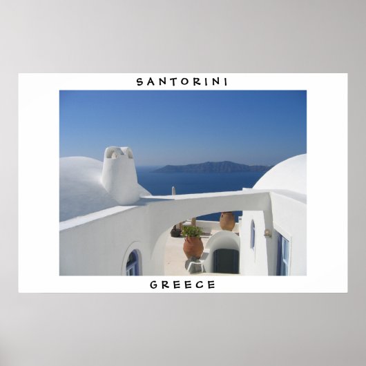 Santorini, Griekenland Poster (Voorkant)