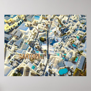 Santorini - Griekenland Poster