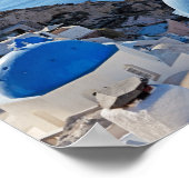 Santorini, Griekenland Poster (Hoek)