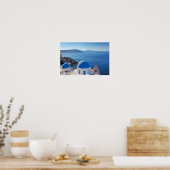 Santorini, Griekenland Poster (Keuken)