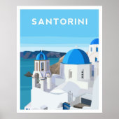 Santorini Griekenland Poster (Voorkant)