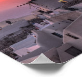 Santorini, Griekenland Poster (Hoek)