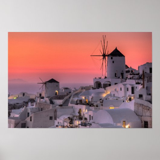 Santorini, Griekenland Poster (Voorkant)