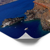 Santorini, Griekenland Poster (Hoek)