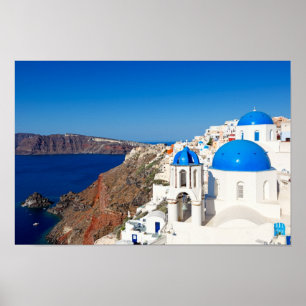 Santorini, Griekenland Poster