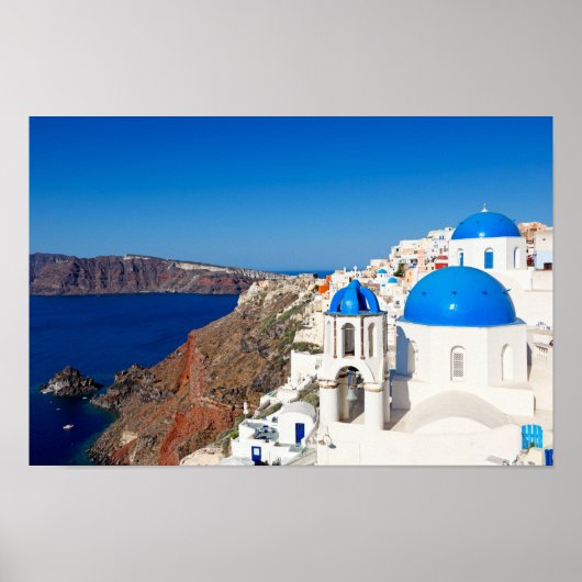 Santorini, Griekenland Poster (Voorkant)