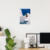 Santorini, Griekenland Poster (Thuiskantoor)