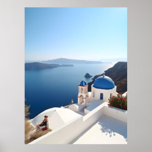 Santorini Griekenland Poster