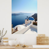 Santorini Griekenland Poster (Keuken)