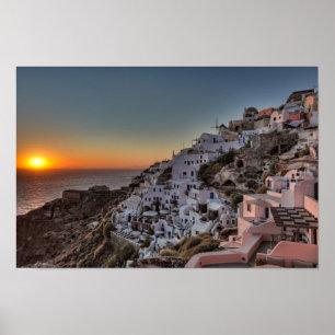 Santorini, Griekenland Poster