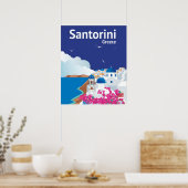 Santorini Griekenland Poster (Keuken)