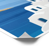Santorini Griekenland Poster (Hoek)