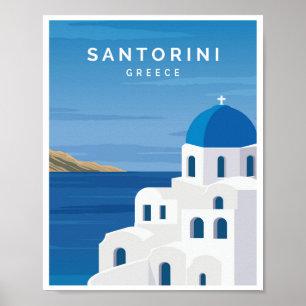Santorini Griekenland Poster