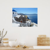 Santorini, Griekenland Poster (Keuken)
