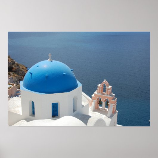 Santorini Griekenland Poster (Voorkant)