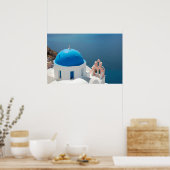Santorini Griekenland Poster (Keuken)