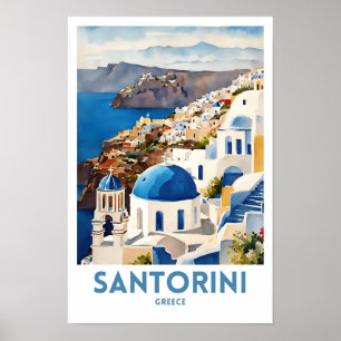 Santorini Griekenland Poster