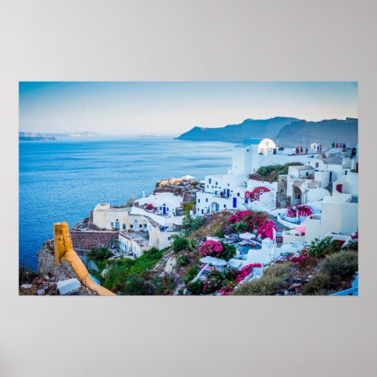 Santorini Griekenland Poster (Voorkant)