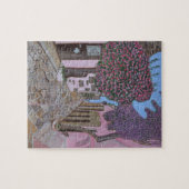 Santorini, Griekenland puzzel (Horizontaal)