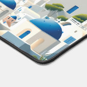 Santorini Griekenland Reizen Poster Desk Mat (Hoek)