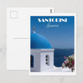 Santorini Griekenland Revel Briefkaart (Voorkant / Achterkant)
