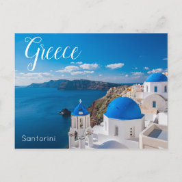 Santorini Griekenland Schilderachtig Briefkaart Po