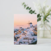 Santorini, Griekenland, schilderachtig foto, Briefkaart (Staand voorkant)