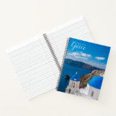 Santorini Griekenland Schilderachtig Notitieboek S (Binnen)