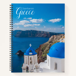 Santorini Griekenland Schitterende Spiraal Noteboo Notitieboek