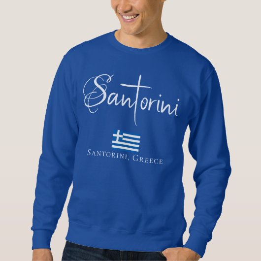 Santorini Griekenland shirt (Voorkant)