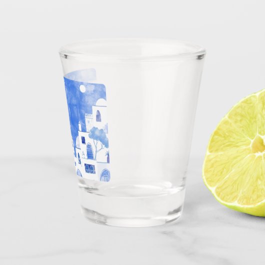 Santorini Griekenland Shot Glas (Rechts)