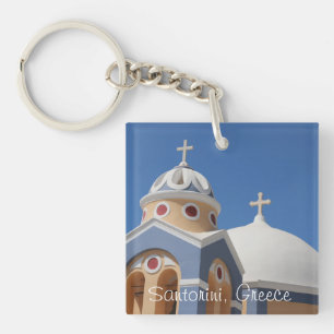 Santorini, Griekenland Sleutelhanger