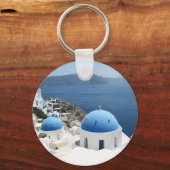 Santorini Griekenland Sleutelhanger (Voorkant)