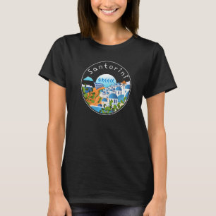 Santorini Griekenland Souvenir 3 T-shirt