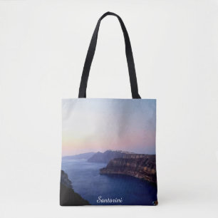 Santorini Griekenland Souvenir Zonsondergang Tote Bag