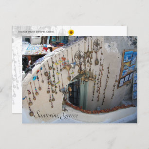 Santorini, Griekenland Souvenirs - briefkaart