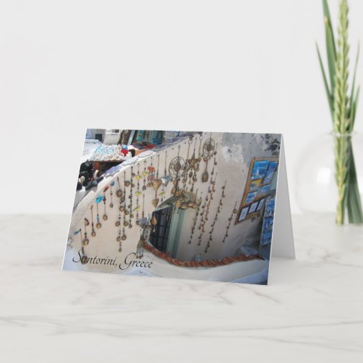 Santorini, Griekenland - Souvenirs - kaart (Voorkant)