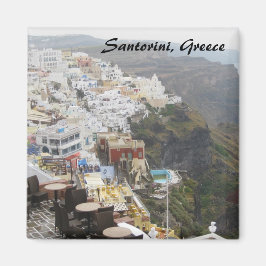 Santorini, Griekenland Square Magnet