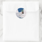 Santorini, Griekenland Sticker (Tas)
