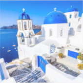 Santorini Griekenland Sticker (Voorkant)