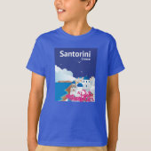 Santorini Griekenland T-shirt (Voorkant)