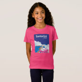 Santorini Griekenland T-shirt (Voorkant volledig)