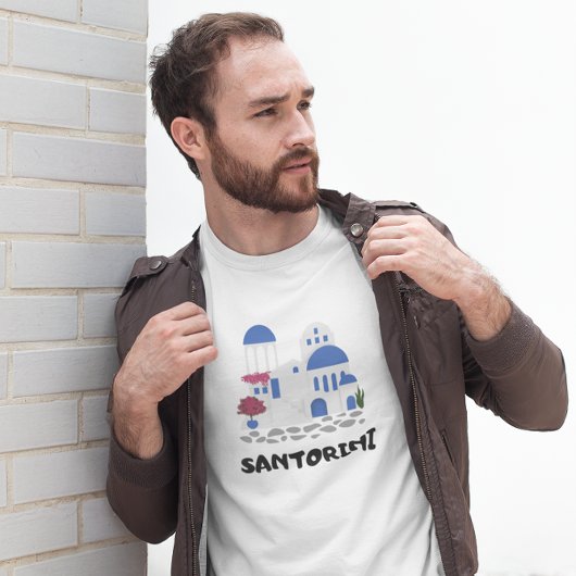 Santorini Griekenland T-shirt