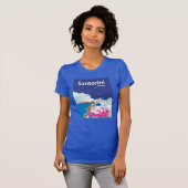 Santorini Griekenland T-shirt (Voorkant volledig)