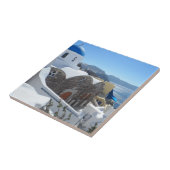 Santorini, Griekenland Tegeltje (Zijkant)