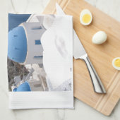 Santorini Griekenland Theedoek (Quarter Fold)