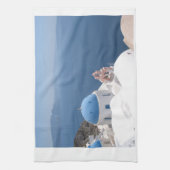 Santorini Griekenland Theedoek (Verticaal)