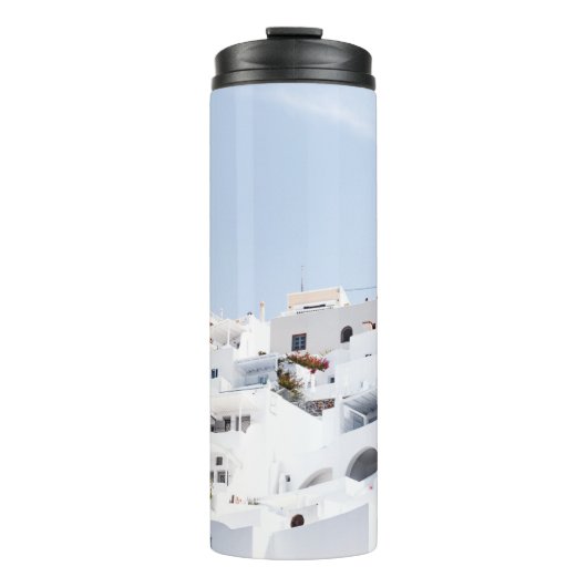 Santorini, griekenland thermosbeker (Voorkant)