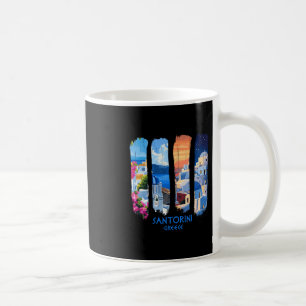 Santorini Griekenland Thira Penseelstreek Reis Sou Koffiemok